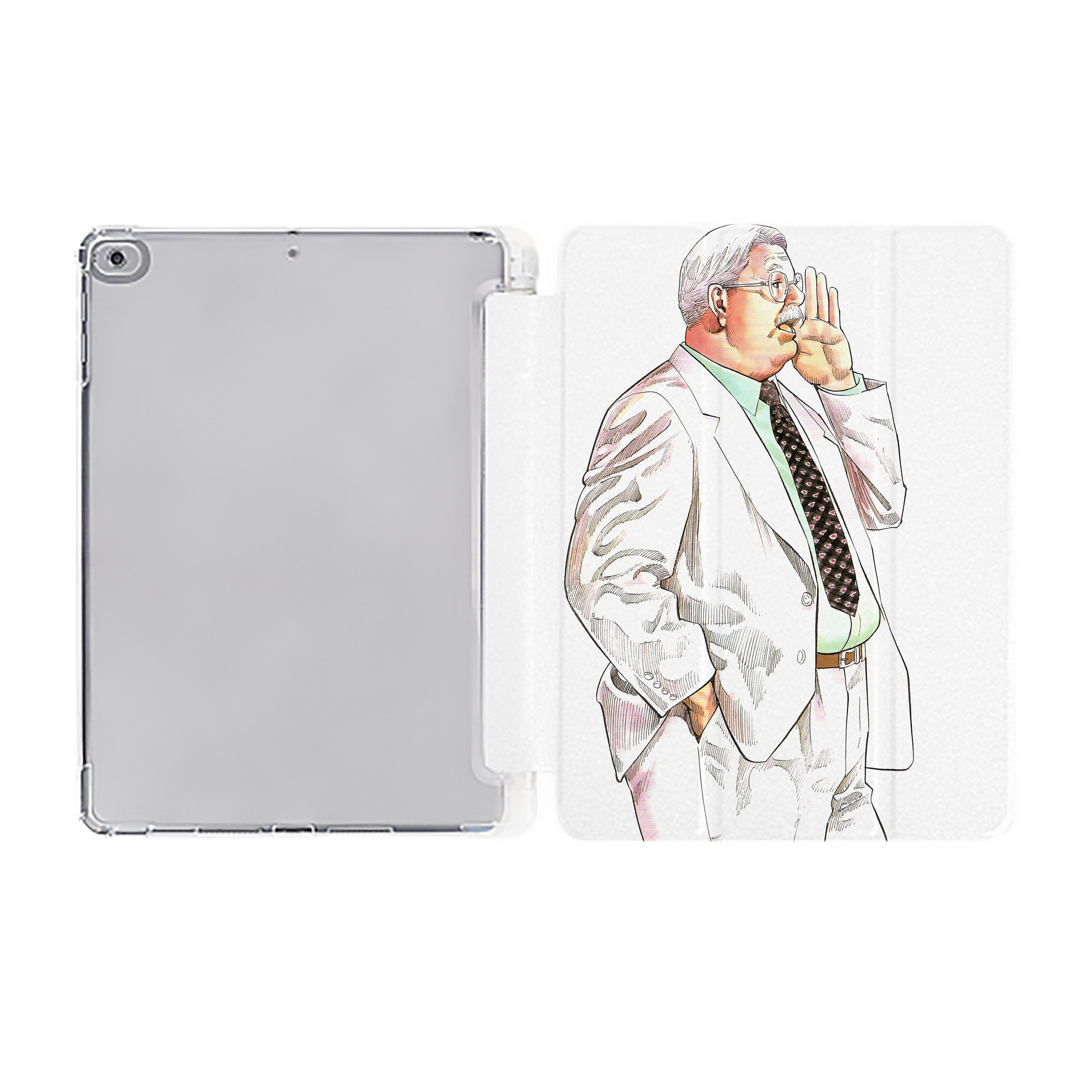 （画像用） SLAM DUNK／スラムダンク IPad ケース ペン収納付き 三つ折りスタンド PUレザー×シリコン 対応機種9.5/10.5/10.9インチ